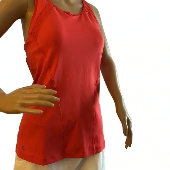 Y2K,vtg,Lole NITA racerback tank top ,coral padded ,high impact,NWT - Picture 5 of 11